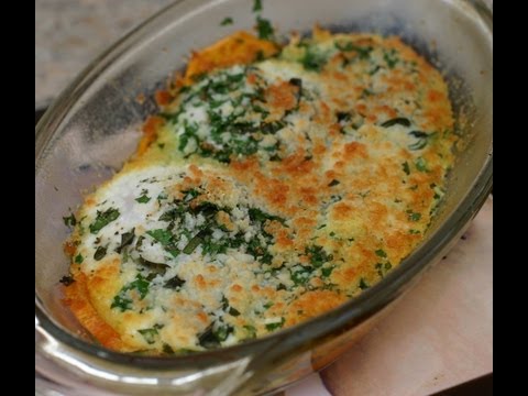 Baked Eggs With Fresh Herbs, Parmesan Cheese, Healthy, Delicious and Easy. By Rockin Robin