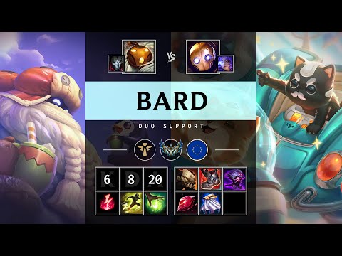 Bard Support vs Blitzcrank - EUW Challenger Patch 25.21