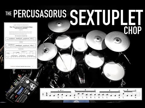 The 'Percusasorus' Sextuplet Chop - Drum Lesson by Nick Bukey