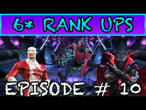 MCOC - 6* Rank Ups - Episode # 10 - Guardian, Spider Man 2099, Symbiote Supreme