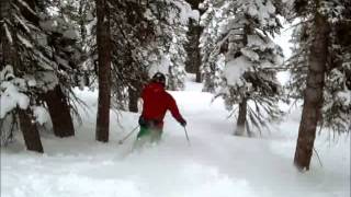 preview picture of video 'The Boys Skiing Homewood Powder day April 2012.wmv'
