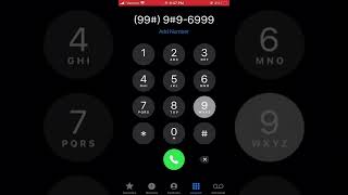 Ghostbusters theme song on iPhone keypad