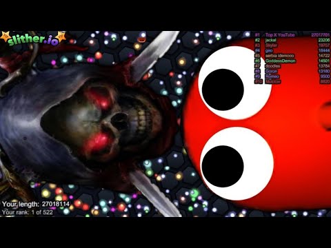 Slither.io A.I. ANGEL OF DEATH Vs GIANT Pro Snakes - Epic Skin Slitherio Vip Gameplay - World Record