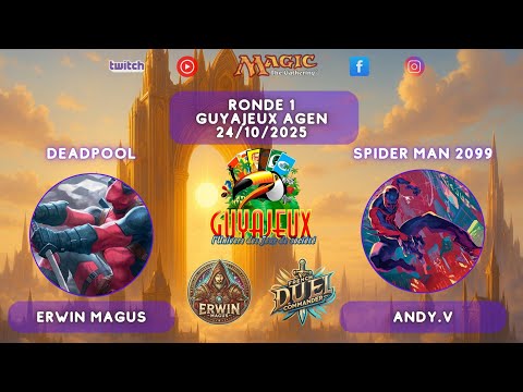 MTG Deadpool Vs Spider Man 2099 French Duel Commander