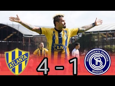 Primera Nacional : ATLANTA 4 - 1 INDEPENDIENTE RIVADAVIA (M) | Los Goles