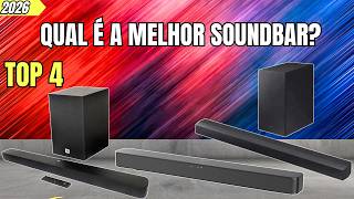 4 MELHORES SOUNDBARS em 2026! Philips, JBL, LG e Samsung | QUAL COMPRAR?
