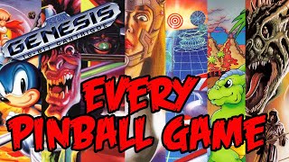 Every Sega Genesis PINBALL Game | Reviewed and Ranked