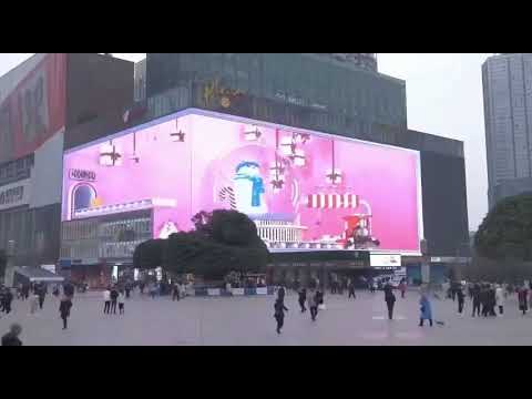 3D LED video wall