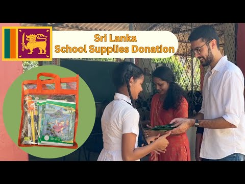 Donating School Supplies To Children In Sri Lanka | Cardano Mission-Driven Stakepool