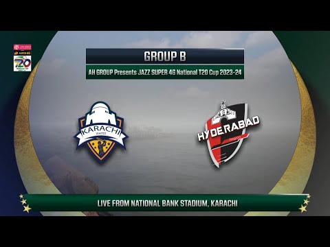 Live | Karachi Whites vs Hyderabad | Match 31 | National T20 2023-24 | PCB