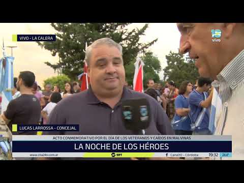 La Calera homenajeó a los veteranos de la Guerra de Malvinas