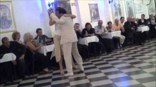 PAMELA MARMOL & EMILIANO PILLONI bailando la milonga CON ALMA Y VIDA en SIN RUMBO