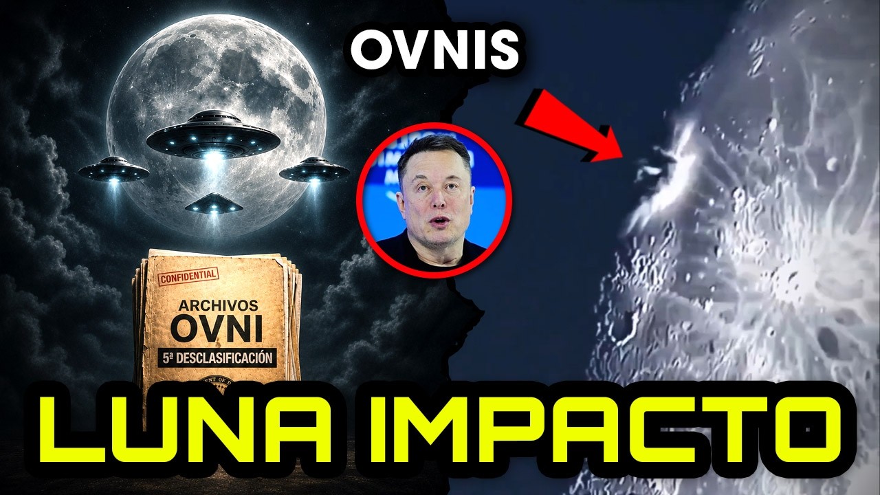 Cohete de Elon Musk IMPACTA contra la Luna y EE.UU revela nuevos vídeos OVNI