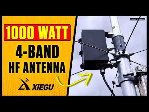 1000 WATT 4 Band HF Vertical Antenna - Xiegu VG4 40/20/15/10