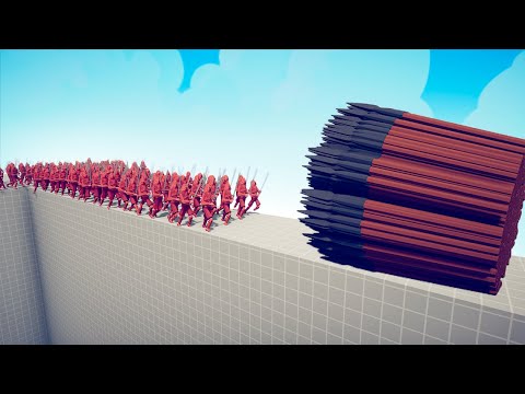 CAN 100x SAMURAI CROSS THE BRIDGE? - TABS | Totally Accurate Battle Simulator 2023