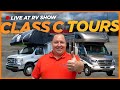 We are at the Fort Myers RV Show with Class C Motorhomes!