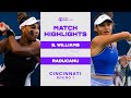 Serena Williams Vs Emma Raducanu 2022 Cincinnati Round 1 WTA Match Highlights