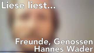 Liese liest... „Freunde, Genossen“ von Hannes Wader