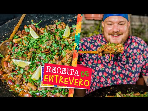 Égua Doido - Entrevero Gaúcho (como fazer entrevero de pinhão no disco de arado)