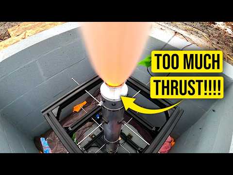 This Homemade Rocket Motor Produced Way More Thrust Than Expected – MEGAx Ep 5