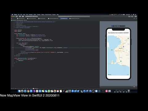 New MapView View in SwiftUI 2 20200811