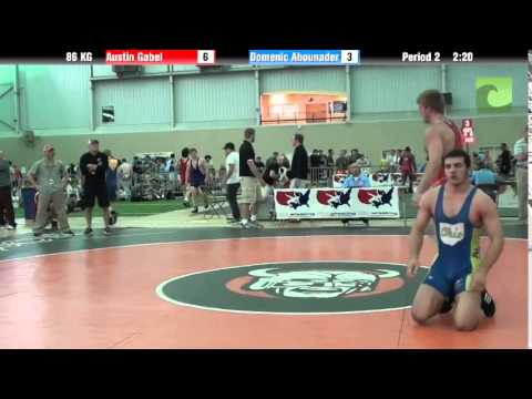 Men`s Freestyle 86 KG Austin Gabel vs. Domenic Abounader