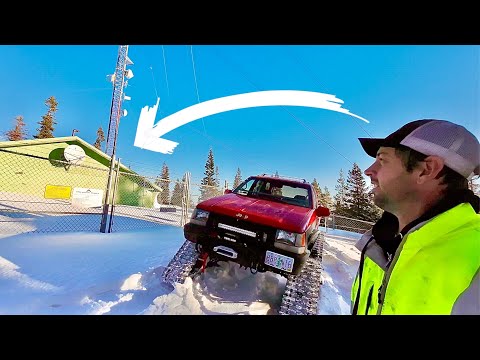 Inside a mountain top radio site!