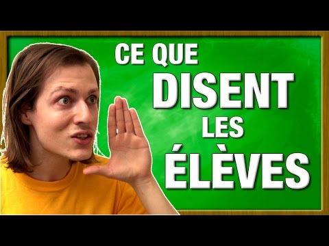 CE QUE DISENT LES ELEVES