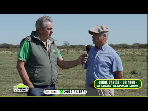 JORGE GARCÍA -CRIADOR - ESTABLECIMIENTO "SAN JORGE" - PJE. EL DURAZNO -L.P.-