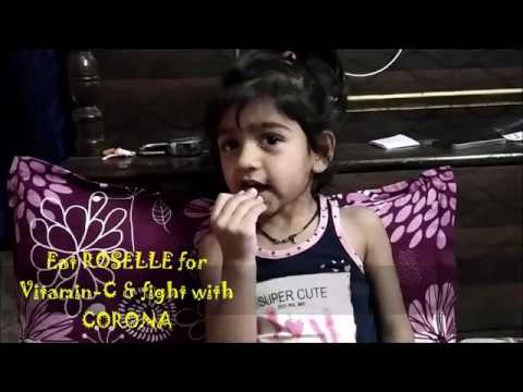 Eat Roselle full of Vitamin C Fight with CORONA Replacement of Chocolate for kids #JinishaVideos