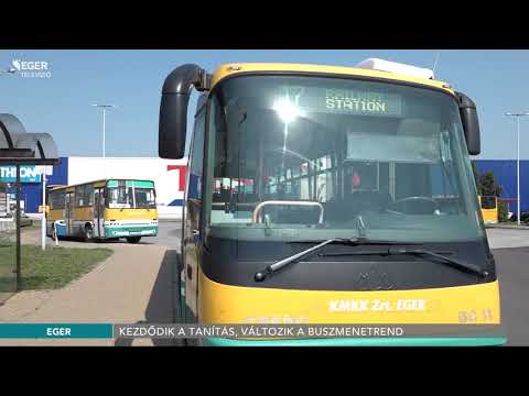 Kezdődik a tanítás, változik a buszmenetrend - 2019.08.26.