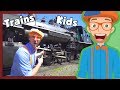 Trains For Children With Blippi Steam Train Tour