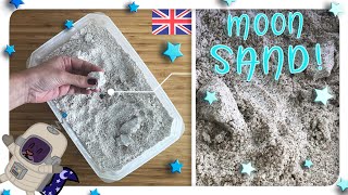 HOW TO MAKE MOON SAND IN 1 MINUTE 🌙 SENSORY GAME AT HOME or in CLASS 🏠 Gato Rainbow & Gata Moon