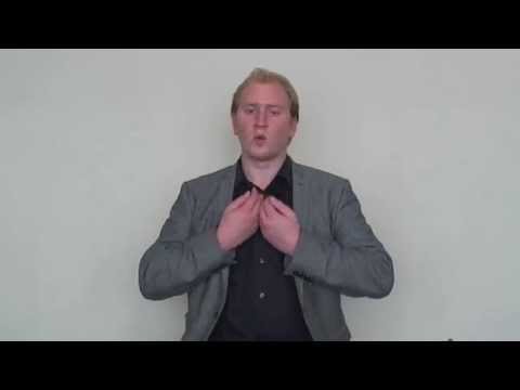 How to Sign Waistcoat in BSL