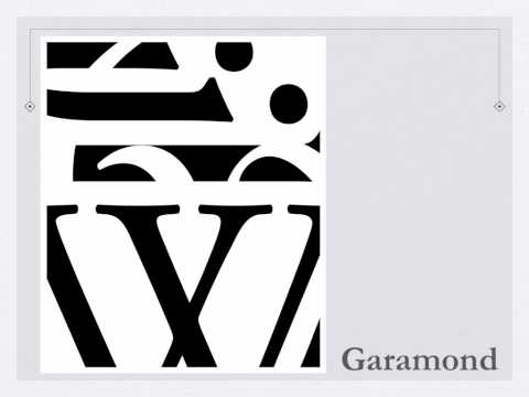 Helvetica & Garamond