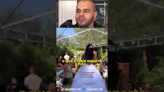 o noivo não sabia o que era traje esporte fino e isso aconteceu