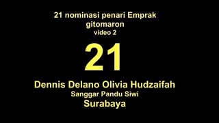 Download lagu Dennis Delano Olivia Hudzaifah_Surabaya_kompetisi Virtual Penari emprak 2023 mp3