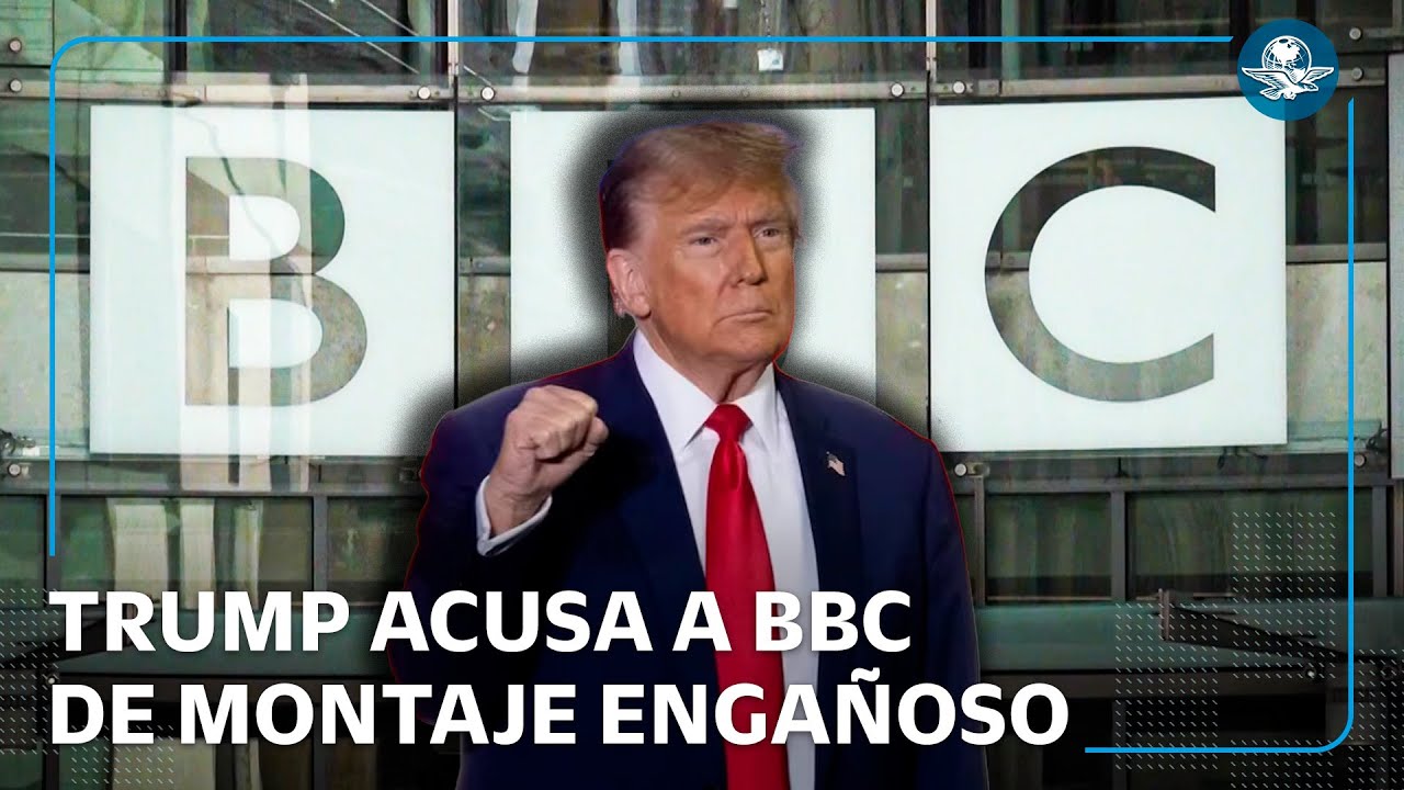 Donald Trump amenaza con demandar a BBC por manipular su discurso del Capitolio