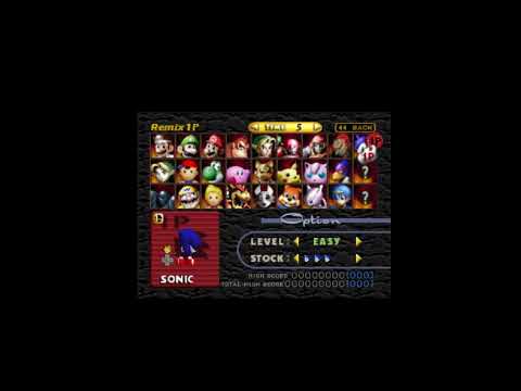 Smash Remix 1.1.1 all characters (including polygons)