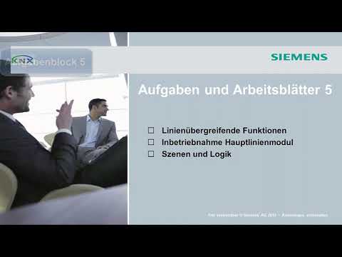 A5 Siemens KNX Basiskurs – praktischer Aufgabenblock 5