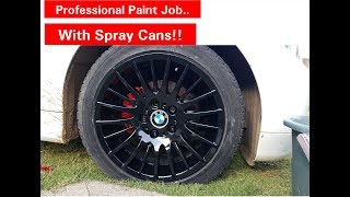 The Best, EASY And Cheap Way To Paint Your Rims!