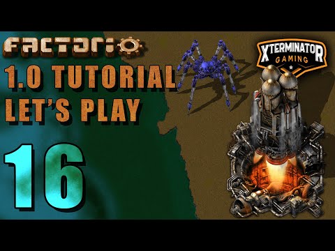 Factorio 1.0 Tutorial Lets Play EP16 -  Train Schedules :Introduction Guide For New Players Gameplay