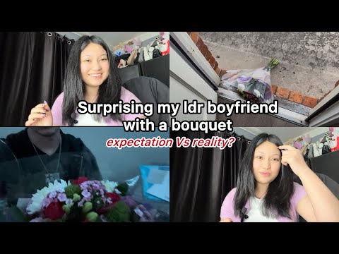 Expectation vs Reality: I Sent a Bouquet to My Long-Distance Boyfriend 