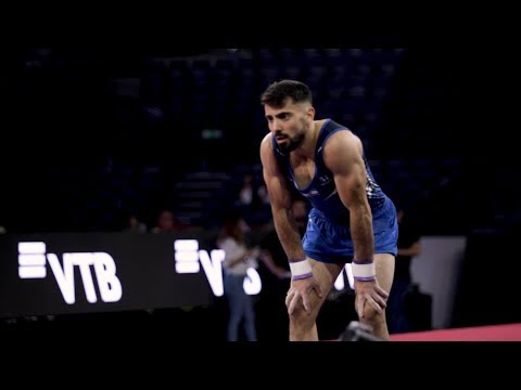 Andrey Medvedev (ISR) VT - 2019 Worlds Stuttgart - Podium Training