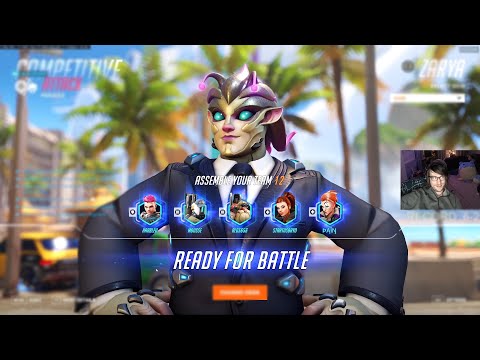 HARBLEU is DOMINATING AS ZARYA - 38 ELIMS! OVERWATCH 2 SEASON 9 TOP 500