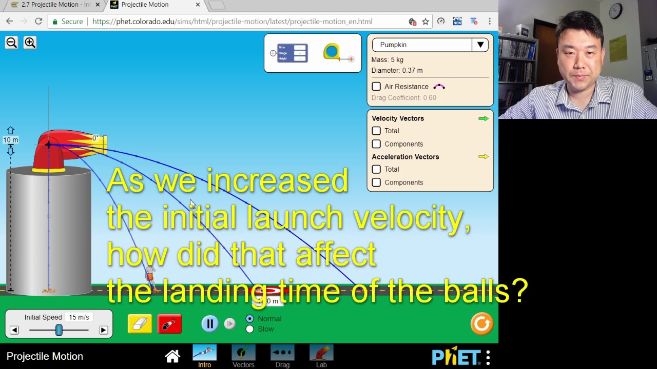 Physics 10 - Chapter 2 - Projectile Motion