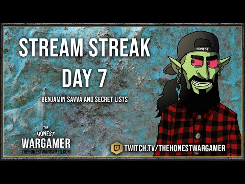 Stream Streak Day 7: Benjamin Savva and secret lists #Streamstreakday7