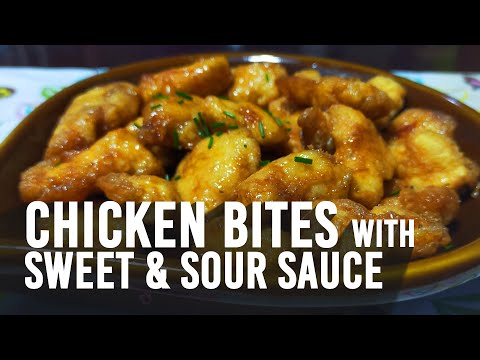 Chicken Bites with Sweet and Sour Sauce