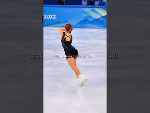 She did it 💪🏼 5 quads in one performance 🔥#figureskating #alexandratrusova #olympicgames #olympics
