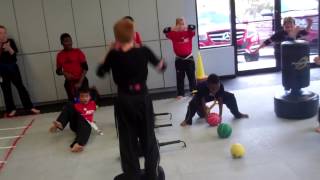 preview picture of video 'Tiger Rock Martial Arts - Tuscaloosa/Northport, AL - FBF 9/19/14 - Fun for Kids'